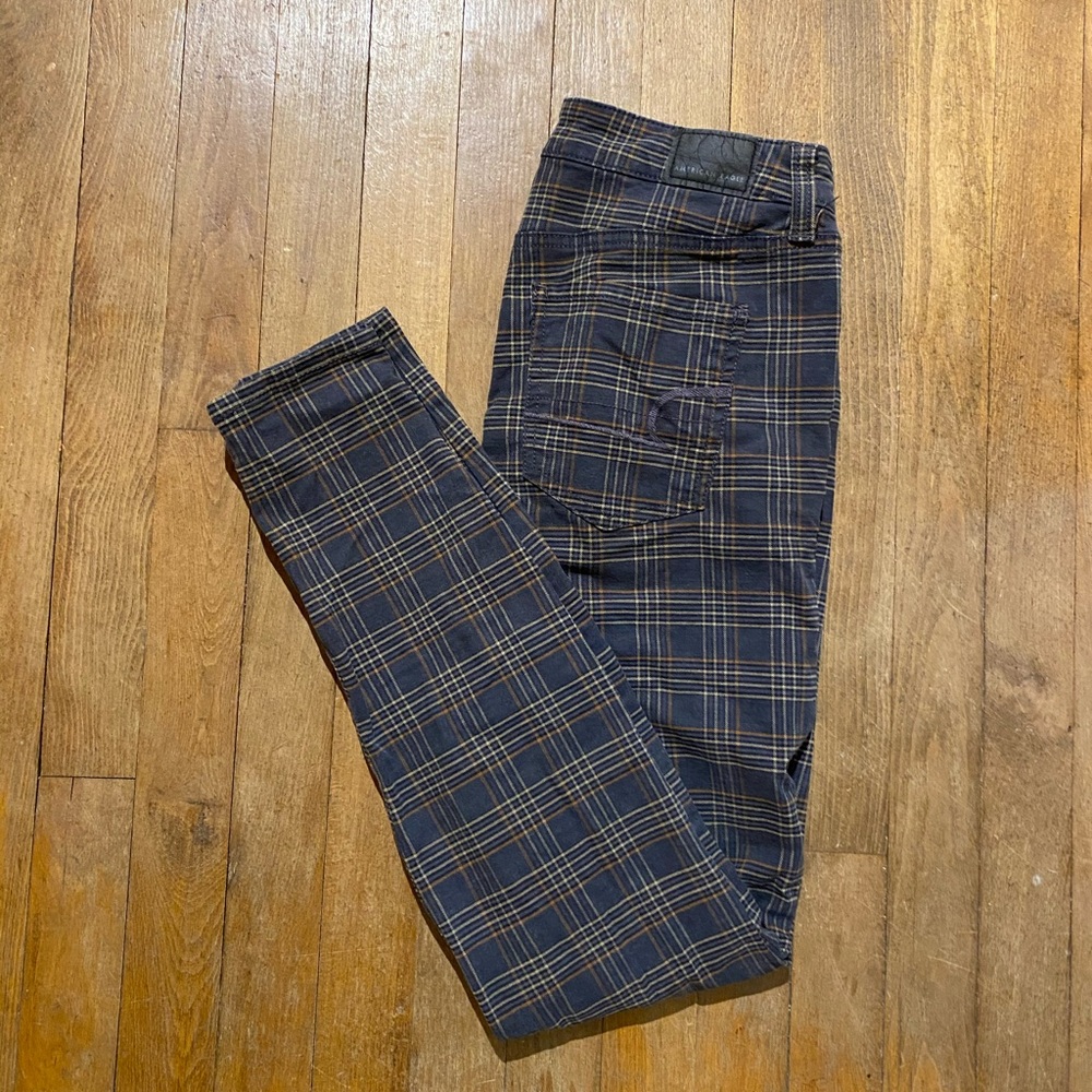 American eagle checkered pants.